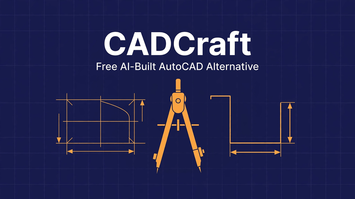 CADCraft – Free AI-Built AutoCAD Alternative: What We Know